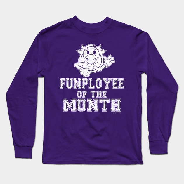 Funployee of the Month Long Sleeve T-Shirt by JCoulterArtist